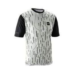 Maglia MTB LEATT Trail 3.0 bianco ventilazione X-Flow antibatterica riflettente