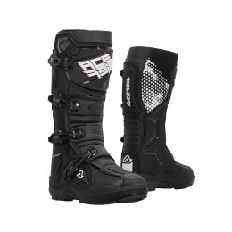 ACERBIS Motorradstiefel genehmigt Krallen schwarz 4-Haken-Verschluss