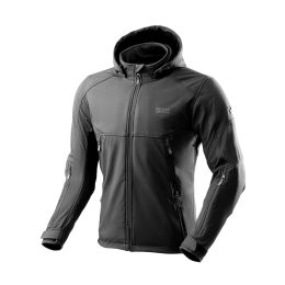 REBELHORN SLASH Black Motorcycle Jacket for Men