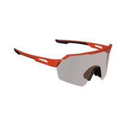 LEATT RideViz Lite Iriz Sonnenbrille Orange Large Silber Linse 30%