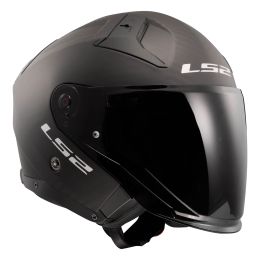 Casco Jet LS2 OF603 INFINITY II CARBON Solid Opaco