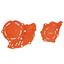 ACERBIS orange clutch and ignition cover protections for KTM/Husqvarna