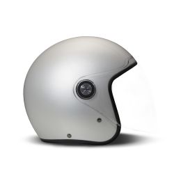 Casco Jet DMD P1 Aluminium Argento Opaco