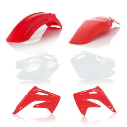 Kit carene 6 pezzi ACERBIS modello 2003 rosso/bianco per HONDA CR 85 R
