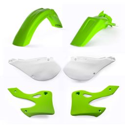 Kit carene 6 pezzi ACERBIS Replica 99 verde/bianco per KAWASAKI KX 2T