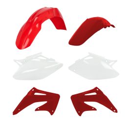 ACERBIS Verkleidungskit 6 Teile Modell 2004 Rot/Weiß für HONDA CRF 450 R
