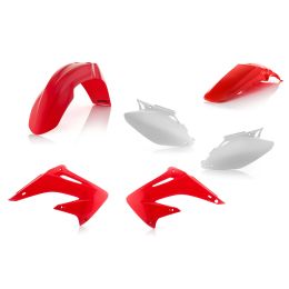 Kit carene 6 pezzi ACERBIS modello 2004 rosso/bianco per HONDA CR R 2T