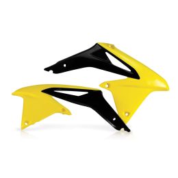Panneaux latéraux de radiateur ACERBIS jaunes/noirs pour SUZUKI