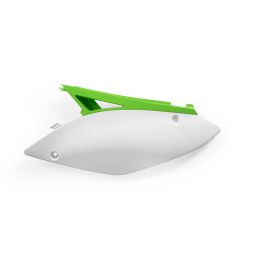 Portanumero laterale ACERBIS verde/bianco per KAWASAKI KX F