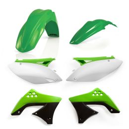 Kit carene 6 pezzi ACERBIS verde/bianco per KAWASAKI KX 450 F