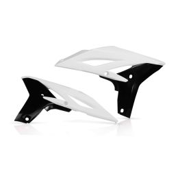 Coppia fianchetti radiatore ACERBIS bianchi/neri per YAMAHA