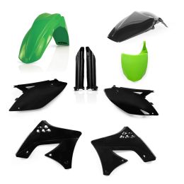 Kit de carénage ACERBIS 9 pièces vert/noir pour KAWASAKI KX 250 F