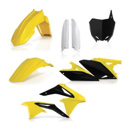 Kit de carénage ACERBIS 9 pièces modèle 2011 jaune/noir pour SUZUKI RM-Z 250