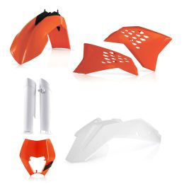 ACERBIS Verkleidungskit 7 Teile 2011 Modell orange/weiß für KTM