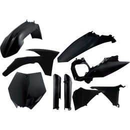Kit de carénage ACERBIS 10 pièces noir pour KTM