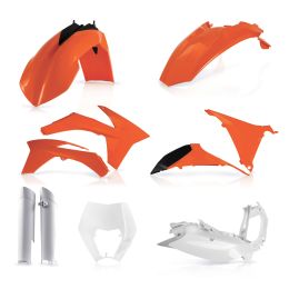 ACERBIS Verkleidungskit 10 Teile 2012 Modell Orange/Weiß für KTM