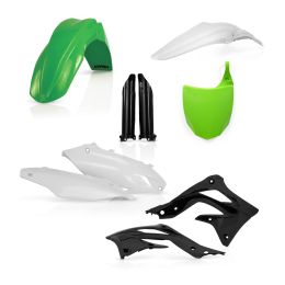 ACERBIS 9-teiliges Verkleidungsset Grün/Schwarz für KAWASAKI KX 450 F