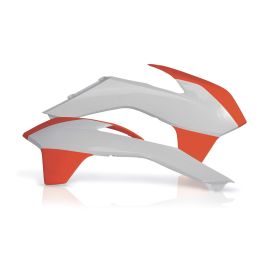 ACERBIS orange/white radiator side panels for KTM