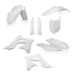 ACERBIS 9-teiliges Verkleidungsset Weiß für KAWASAKI KX 250 F