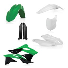 ACERBIS Verkleidungskit 9 Teile 2014 Modell Grün/Weiß für KAWASAKI KX 250 F