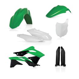 ACERBIS Verkleidungskit 9 Teile 2016 Modell Grün/Weiß für KAWASAKI KX 250 F