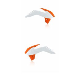 ACERBIS Kühlerseitenteile orange/weiß für KTM SX 85