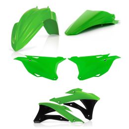 Kit carene 6 pezzi ACERBIS modello 2020 verde/nero per KAWASAKI