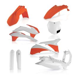 ACERBIS 10-teiliges Verkleidungsset 2015 Modell Orange/Weiß für KTM