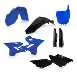 Kit de carénage ACERBIS 9 pièces noir/bleu pour YAMAHA