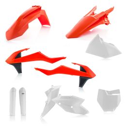 ACERBIS Verkleidungskit 10 Teile 2018 Modell Orange/Weiß für KTM
