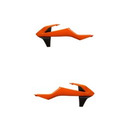 ACERBIS orange/schwarze Kühlerseitenteile für KTM