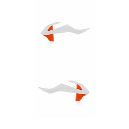 ACERBIS Kühlerseitenteile weiß/orange
