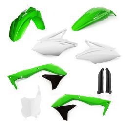 Kit carene 9 pezzi ACERBIS verde/bianco per KAWASAKI KX 450 F