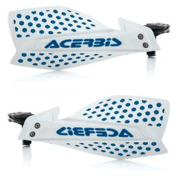 Universelle offene Handguards ACERBIS Weiß/Blau X-Ultimate