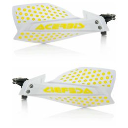 ACERBIS Universal Offene Handprotektoren Weiß/Gelb X-Ultimate