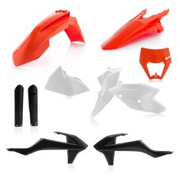 ACERBIS Verkleidungskit 10 Teile 2018 Modell Orange/Weiß/Schwarz für KTM