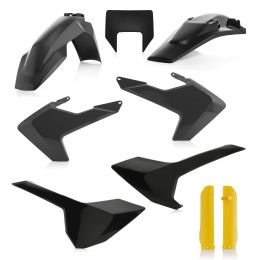 Kit carene 9 pezzi ACERBIS nero/giallo per HUSQVARNA