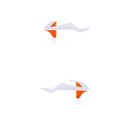 ACERBIS Kühlerseitenteile weiß/orange