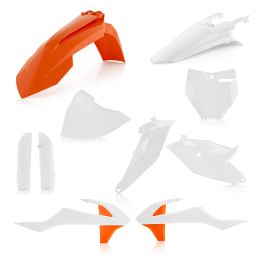 Kit de carénage ACERBIS 10 pièces modèle 2019 orange/blanc