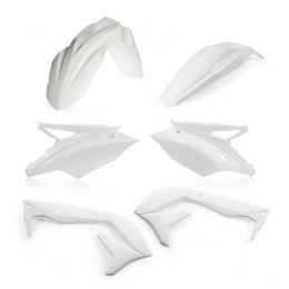 Kit carene 6 pezzi ACERBIS bianco per KAWASAKI KXF 450 - USA