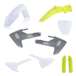 Kit carene 9 pezzi ACERBIS modello 2023 giallo/bianco/grigio per HUSQVARNA TC 85