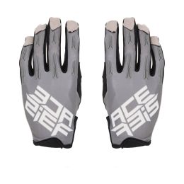 Motocross Enduro Handschuhe ACERBIS MX X-H Genehmigt Dunkelgrau