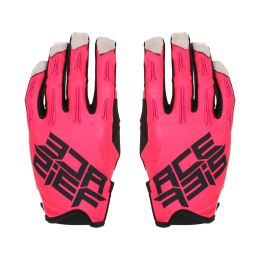 Motocross Enduro Handschuhe ACERBIS MX X-H Genehmigt Fuchsie