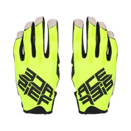 Motocross Enduro Handschuhe ACERBIS MX X-H Genehmigt Fluo Grün Schwarz