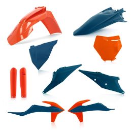 Kit carene 10 pezzi ACERBIS blu/arancio per KTM