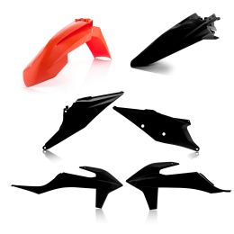 Kit carene 6 pezzi ACERBIS nero/arancio per KTM
