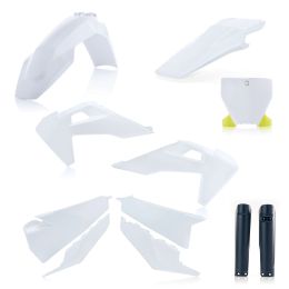Kit de carénage ACERBIS 11 pièces modèle 2022 blanc pour HUSQVARNA