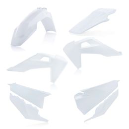 Kit de carénage ACERBIS 8 pièces modèle 2022 blanc pour HUSQVARNA