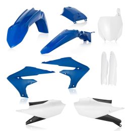 Kit de carénage ACERBIS 10 pièces bleu/blanc pour YAMAHA
