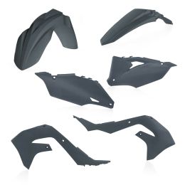 Kit carene 6 pezzi ACERBIS grigio metallico per KAWASAKI
